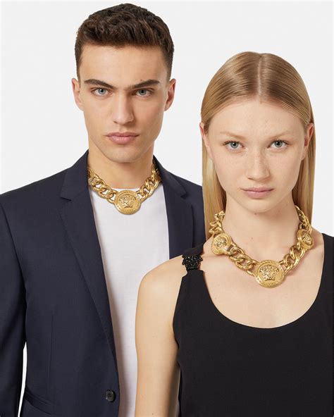 versace necklace replica free shipping|custom solid gold versace necklace.